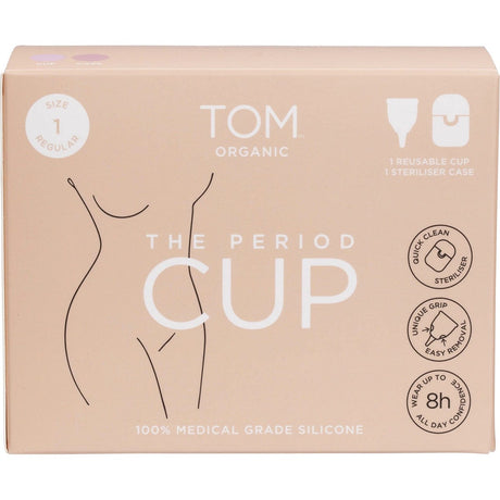 TOM Organic The Period Cup Size 1 Regular 6 - Dr Earth - Feminine Care