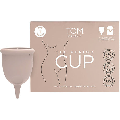 TOM Organic The Period Cup Size 1 Regular 6 - Dr Earth - Feminine Care