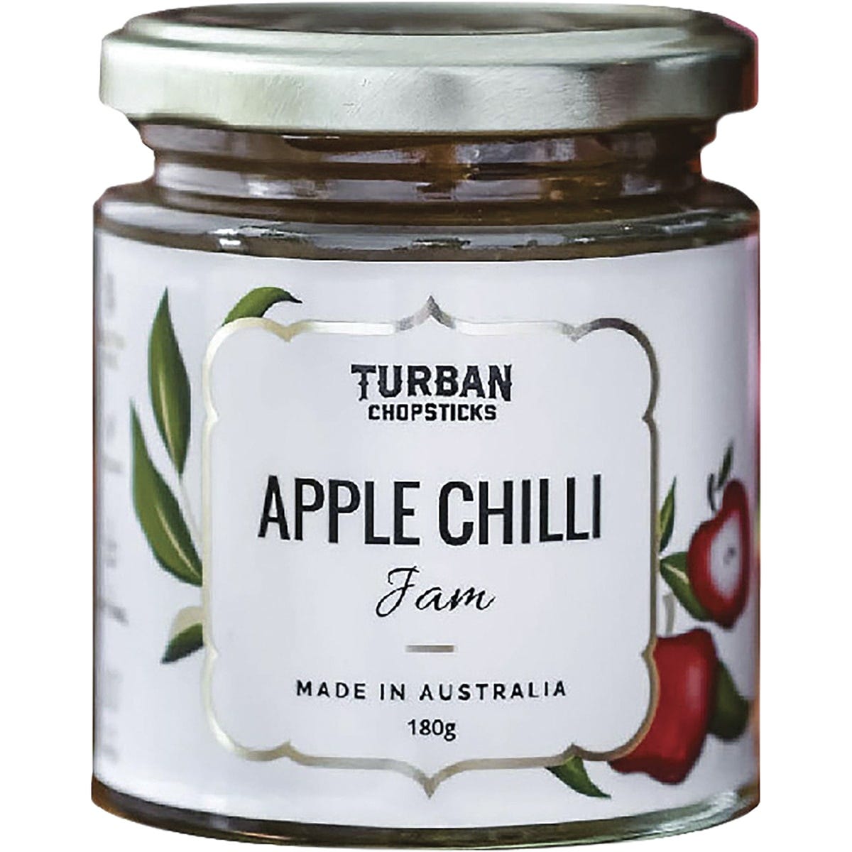 Turban Chopsticks Jam Apple Chilli 180g - Dr Earth - Condiments