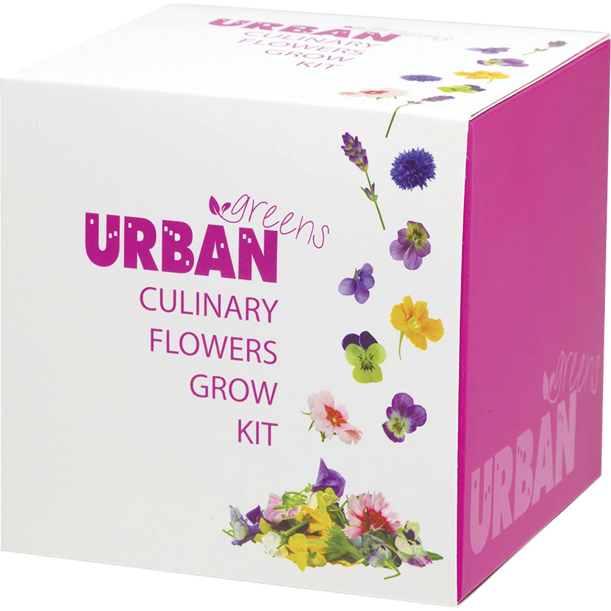 Urban Greens Grow Kit Culinary Flowers 10x10cm - Dr Earth - Garden & Pets