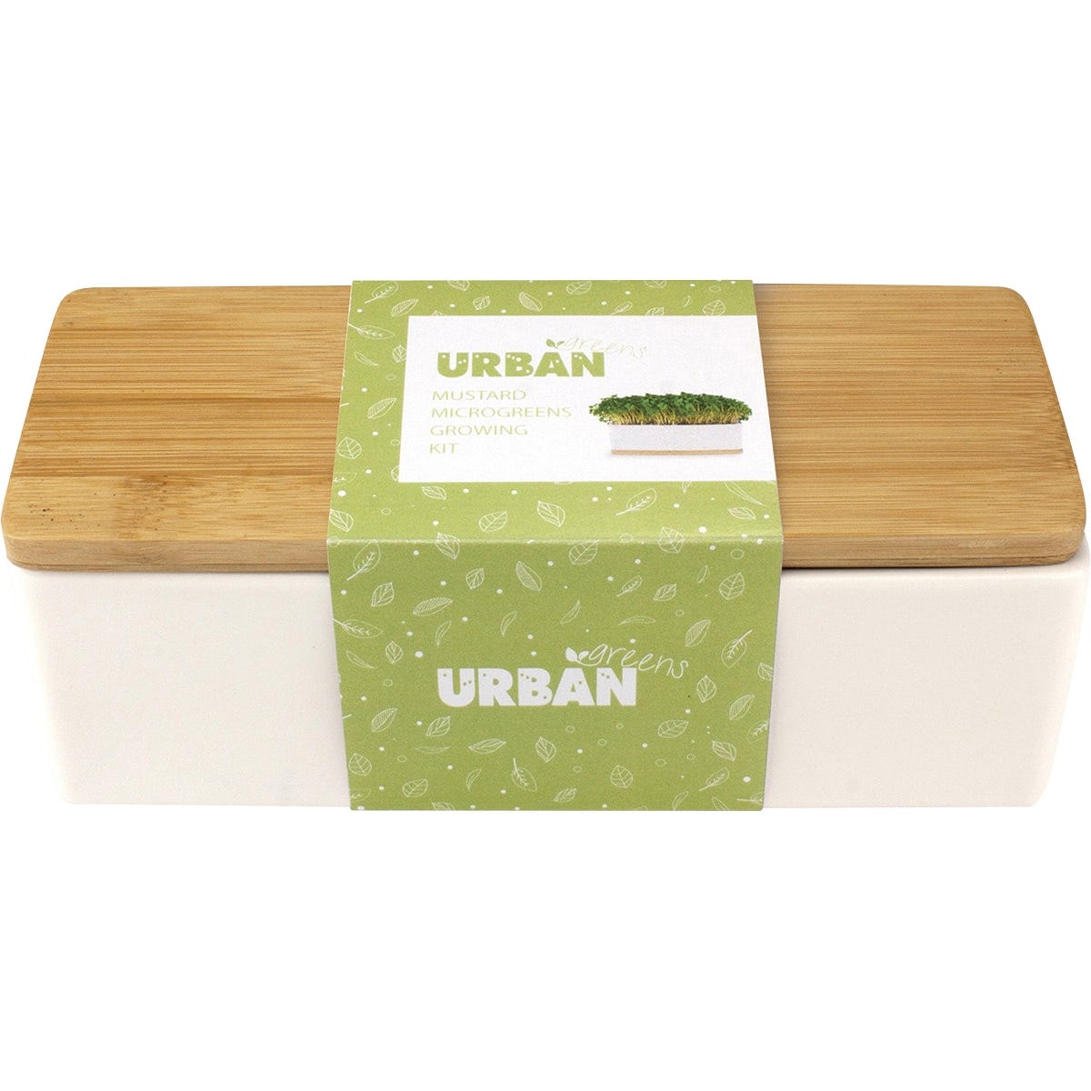 Urban Greens Mini Garden Sprouts Kit Mustard 20x8x7cm - Dr Earth - Garden & Pets