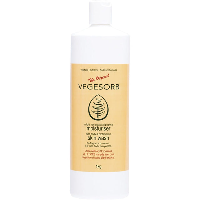 Vegesorb Sorbolene Alternative 1kg - Dr Earth - Skincare, Bath & Body