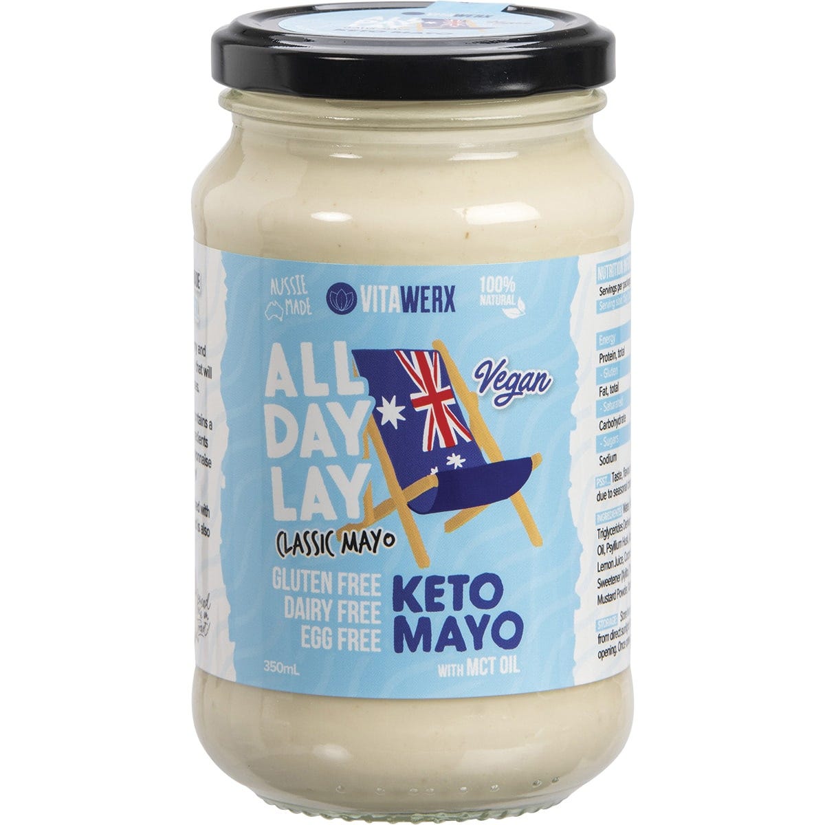 Vitawerx Keto Mayo All Day Lay Classic 350ml - Dr Earth - Condiments