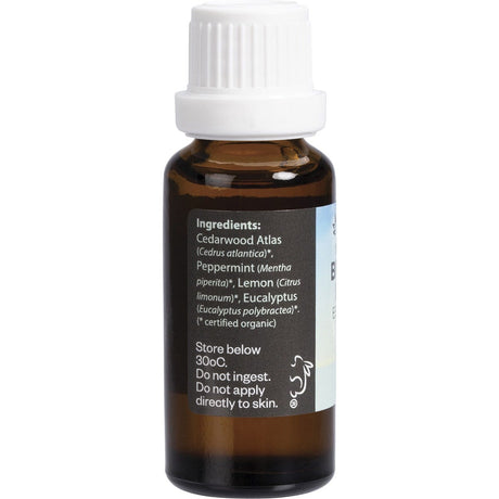 Vrindavan Essential Oil 100% Breathe Blend 25ml - Dr Earth - Aromatherapy, Cold & Flu