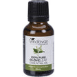 Vrindavan Essential Oil 100% Clove Leaf 25ml - Dr Earth - Aromatherapy