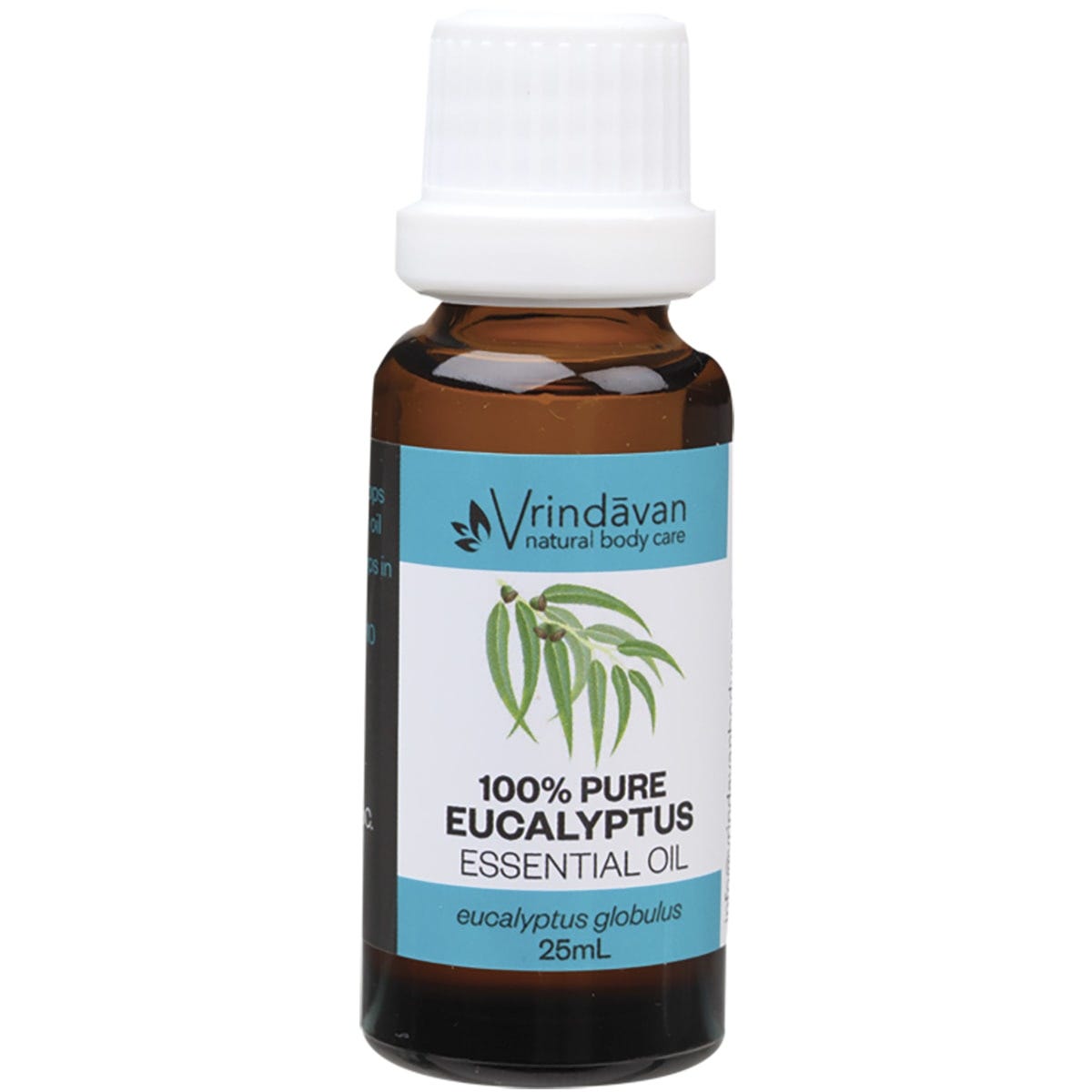 Vrindavan Essential Oil 100% Eucalyptus 25ml - Dr Earth - Aromatherapy