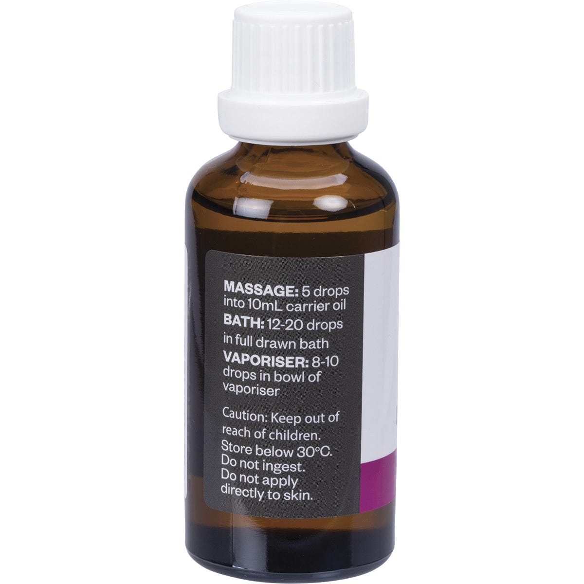 Vrindavan Essential Oil 100% Lavender 50ml - Dr Earth - Aromatherapy