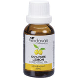 Vrindavan Essential Oil 100% Lemon 25ml - Dr Earth - Aromatherapy