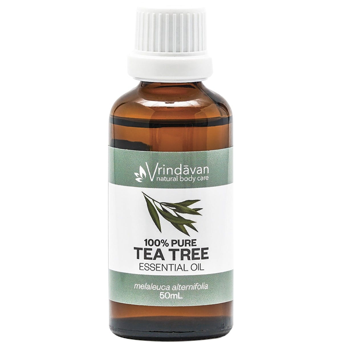 Vrindavan Essential Oil 100% Tea Tree 50ml - Dr Earth - Aromatherapy