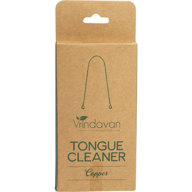 Vrindavan Tongue Cleaner Copper - Dr Earth - Oral Care