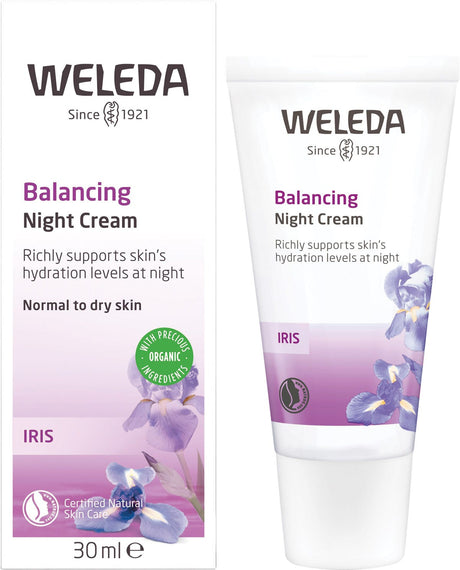 Weleda Balancing Night Cream Iris 30ml - Dr Earth - Skincare