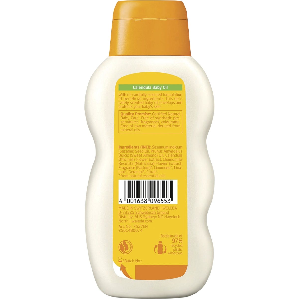 Weleda Calendula Baby Oil 200ml - Dr Earth - Baby & Kids