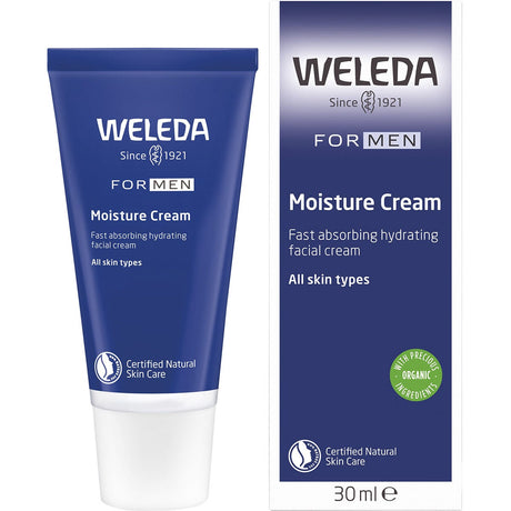 Weleda Moisture Cream Men 30ml - Dr Earth - Skincare, Men's Care
