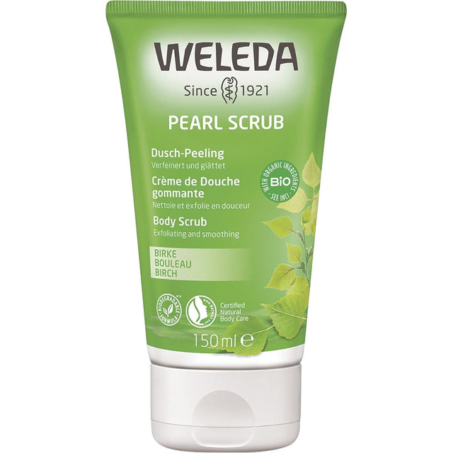 Weleda Pearl Body Scrub Birch 150ml - Dr Earth - Bath & Body