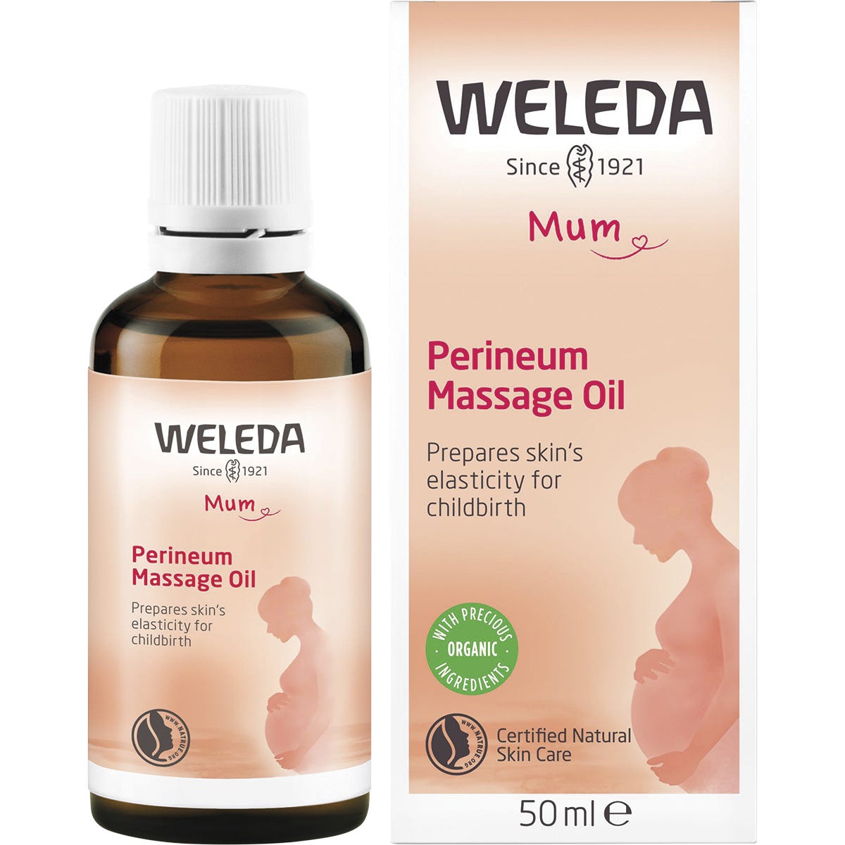 Weleda Perineum Massage Oil Mum 50ml - Dr Earth - Bath & Body, Baby & Kids