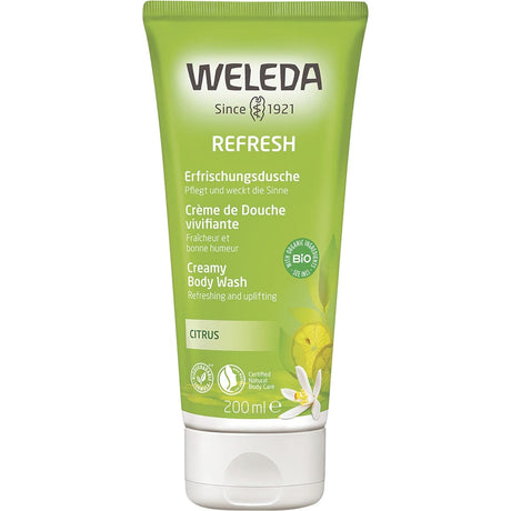 Weleda Refresh Creamy Body Wash Citrus 200ml - Dr Earth - Bath & Body