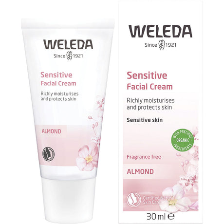 Weleda Sensitive Facial Cream Almond 30ml - Dr Earth - Skincare