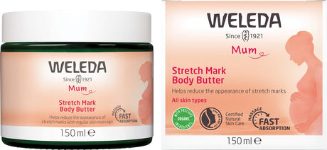 Weleda Stretch Mark Body Butter Mum 150ml - Dr Earth - Bath & Body, Baby & Kids