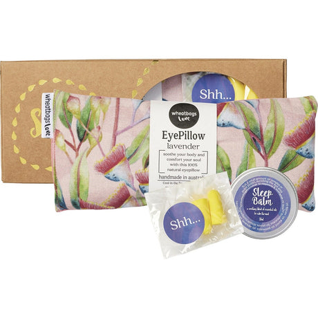 Wheatbags Love Sleep Gift Pack Gum Blossom Lavender Scented 3pk - Dr Earth - Sleep & Relax
