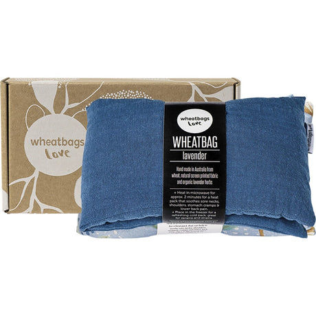 Wheatbags Love Wheatbag Luxe Linen Ocean Lavender Scented - Dr Earth - Sleep & Relax, Pain Relief
