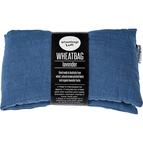 Wheatbags Love Wheatbag Luxe Linen Ocean Lavender Scented - Dr Earth - Sleep & Relax, Pain Relief