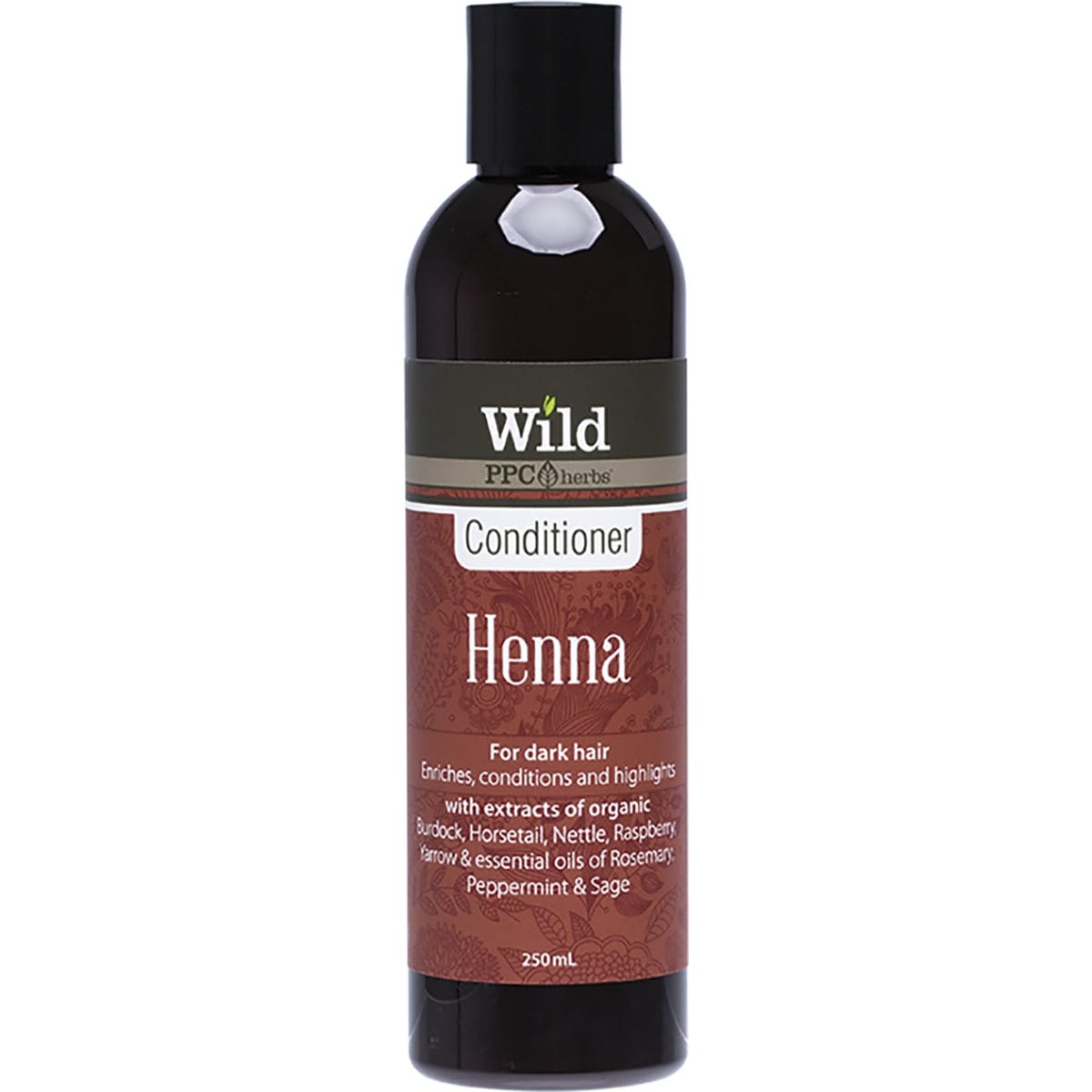 Wild Conditioner Henna 250ml - Dr Earth - Hair Care