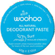 Woohoo Body Deodorant Paste Tin Surf Regular Strength 60g - Dr Earth - Bath & Body