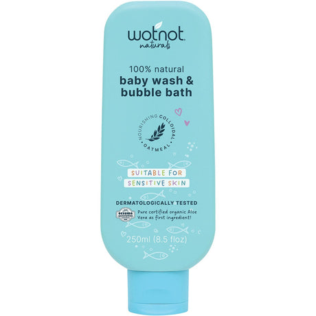 Wotnot Baby Wash & Bubble Bath Suitable For Sensitive Skin 250ml - Dr Earth - Baby & Kids