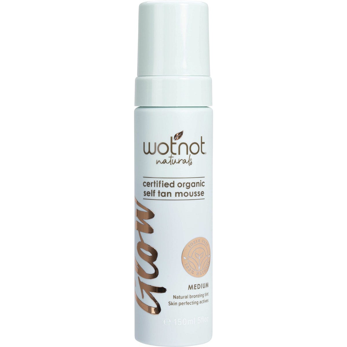 Wotnot Certified Organic Self Tan Mousse Medium 150ml - Dr Earth - Sun & Tanning