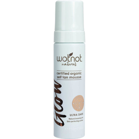 Wotnot Certified Organic Self Tan Mousse Ultra Dark 150ml - Dr Earth - Sun & Tanning