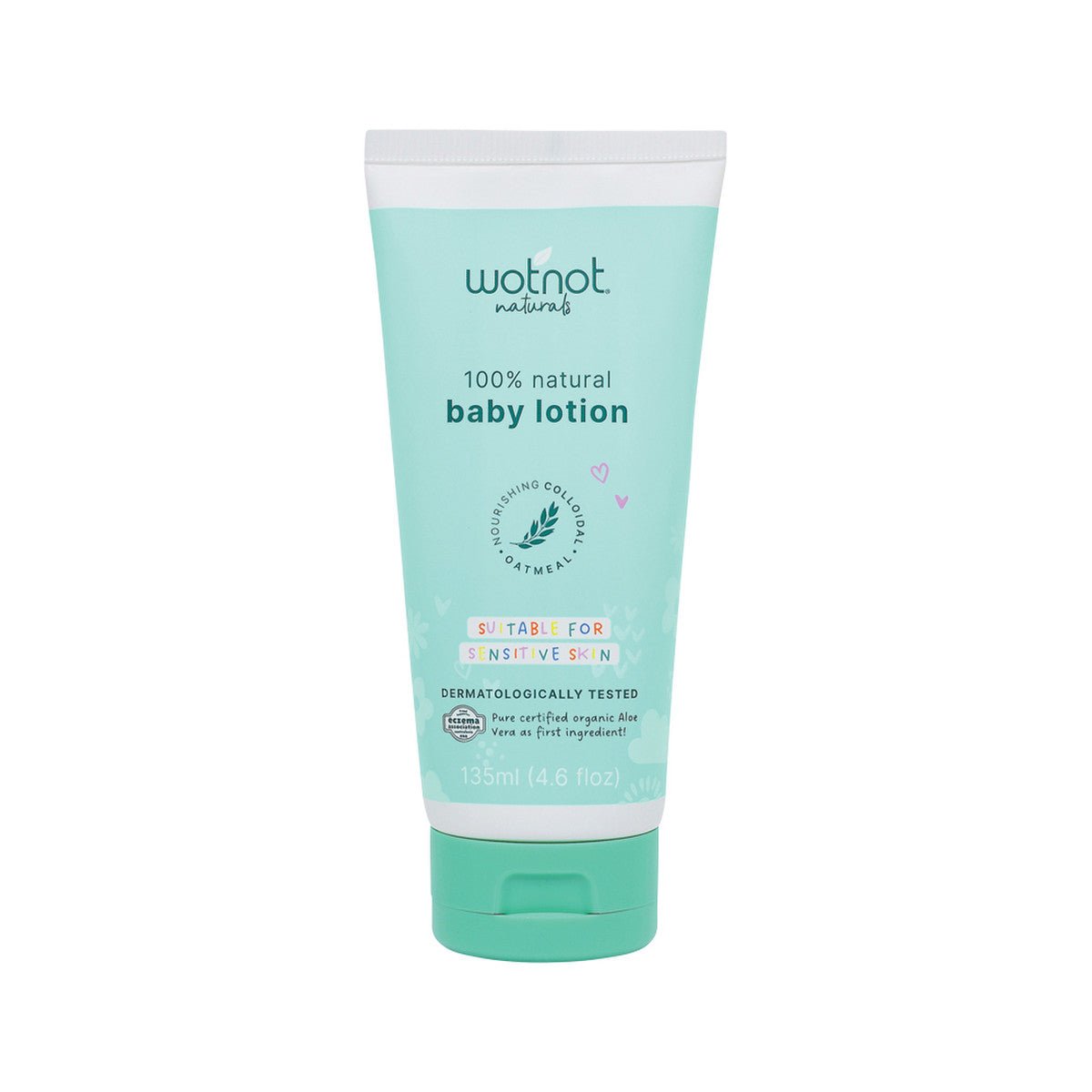 WOTNOT NATURALS 100% Natural Baby Lotion 135ml - Dr Earth - Body & Beauty, Skincare, baby