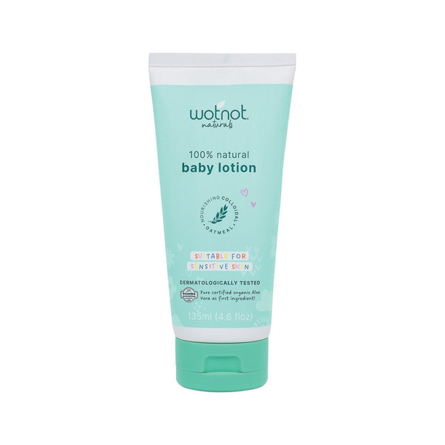 WOTNOT NATURALS 100% Natural Baby Lotion 135ml - Dr Earth - Body & Beauty, Skincare, baby