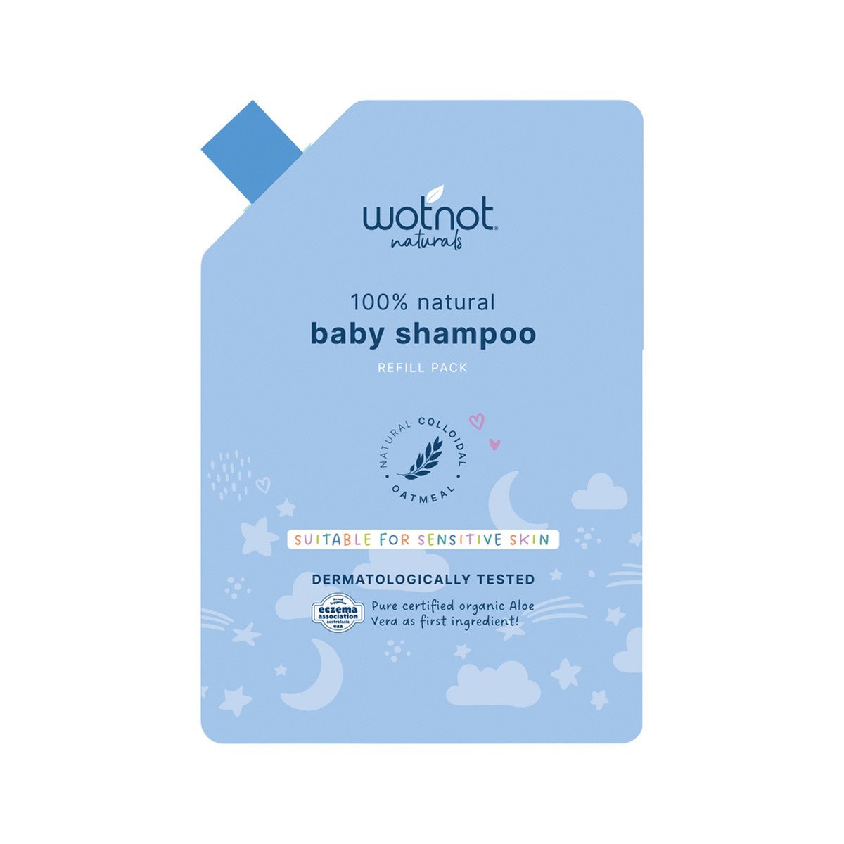 WOTNOT NATURALS 100% Natural Baby Shampoo Refill 500ml - Dr Earth - Body & Beauty, Skincare, baby