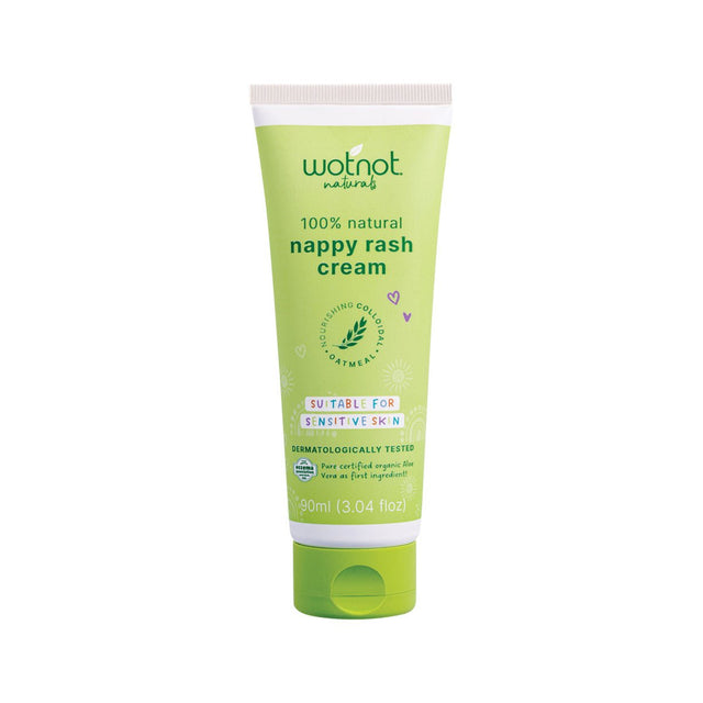 WOTNOT NATURALS 100% Natural Nappy Rash Cream 90ml - Dr Earth - Body & Beauty, Skincare