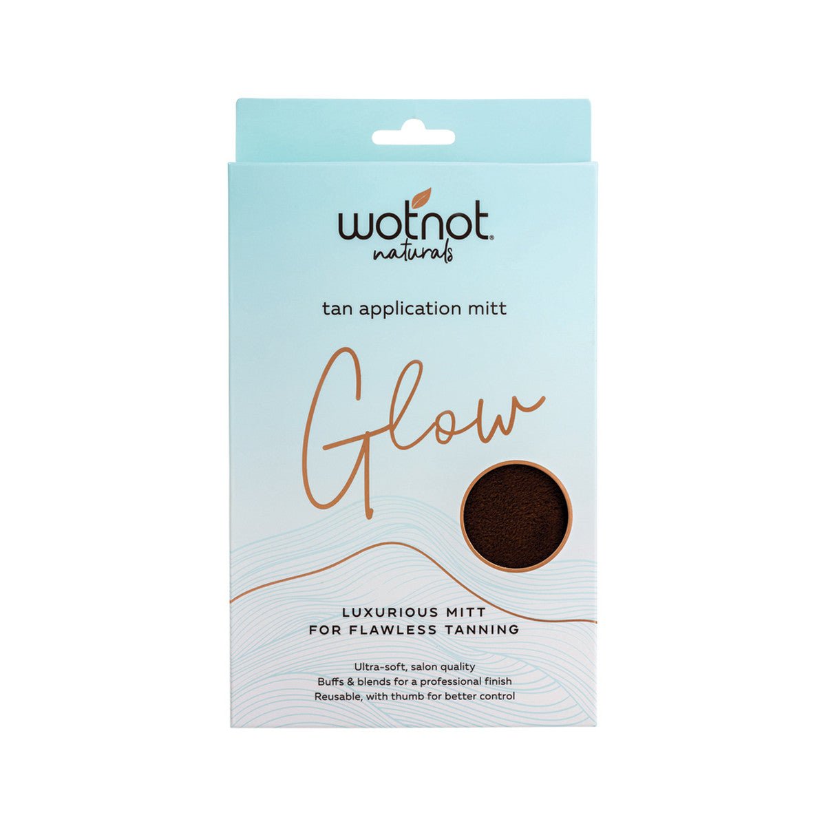 WOTNOT NATURALS Glow Tan Application Mitt (Luxurious Mitt for Flawless Tanning) - Dr Earth - Body & Beauty, Skincare